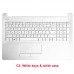 Keyboard with top cover for HP 15-bs notebook PC